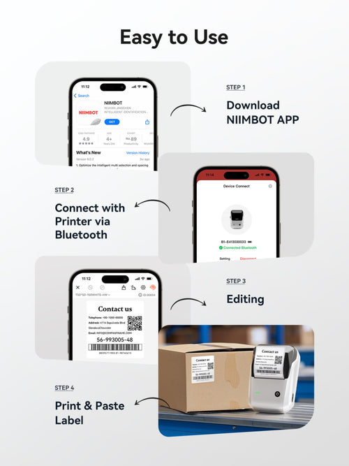NIIMBOT B1 Label Printer