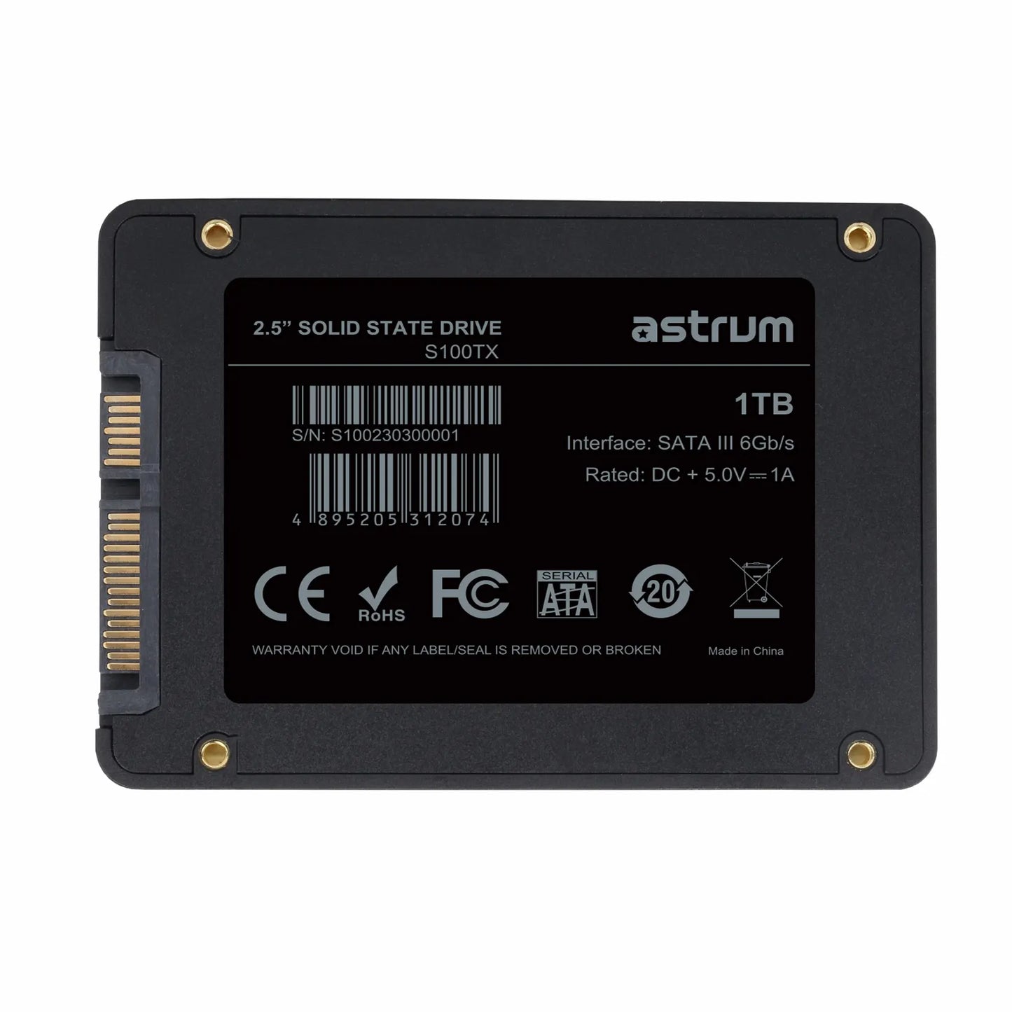 Astrum SSD 2.5" SATA III 1TB S100TX