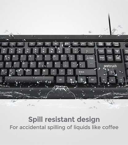 Astrum Keyboard | Wired USB | Slim | KB170