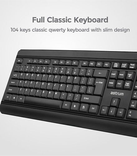 Astrum Keyboard | Wired USB | Slim | KB170
