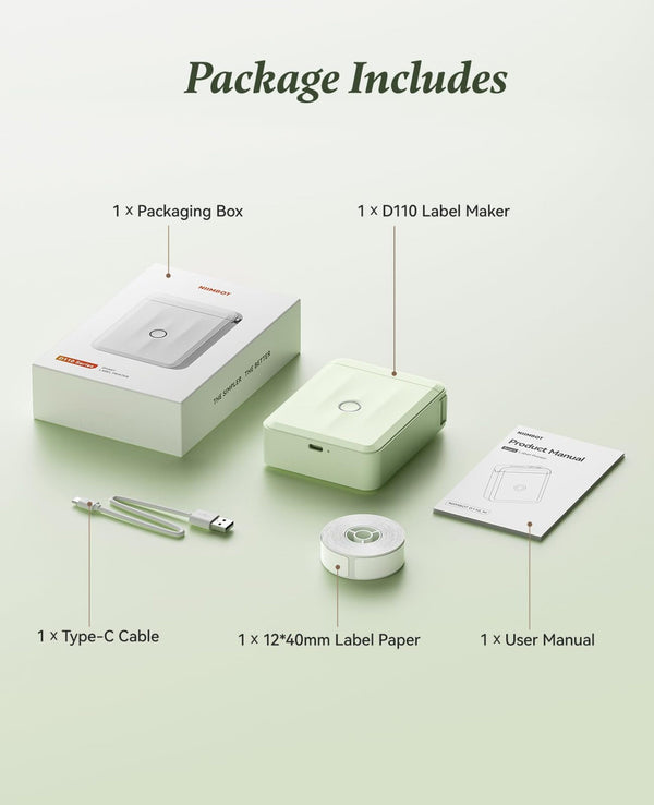 NIIMBOT D110 Mini Label Printer