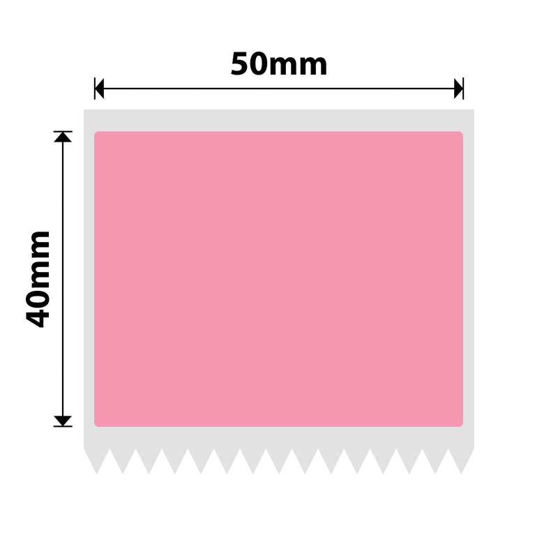 NIIMBOT Pink NB725 Roll For K2/K3 (Size 50X40mm)