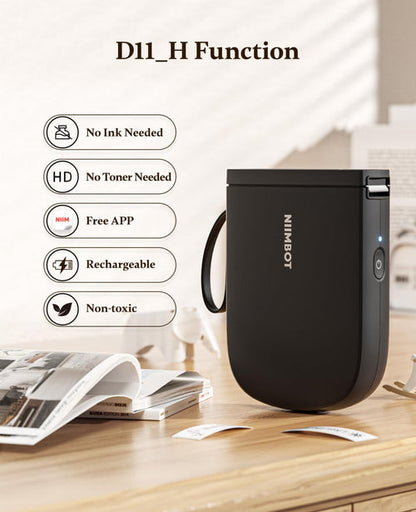 NIIMBOT D11_H - 300DPI Portal Bluetooth Label Printer