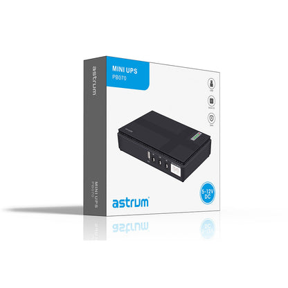 Astrum Black PB070 10400mAh 18W Mini UPS Power Bank