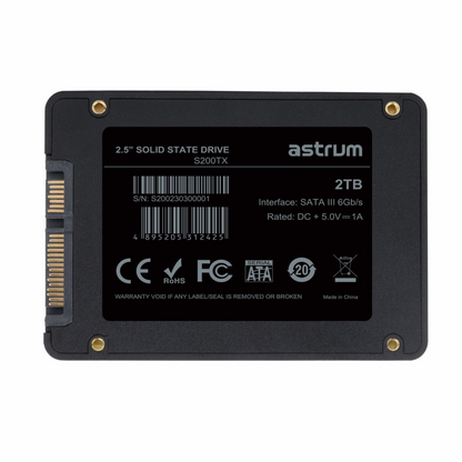 Astrum SSD  2.5" SATA III 2TB - S200TX  External
