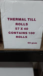 57mm x 40mm Thermal Paper Rolls