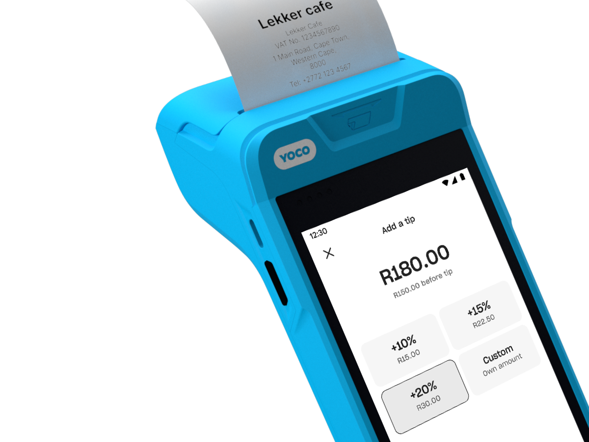 Yoco Khumo Print Card Machine