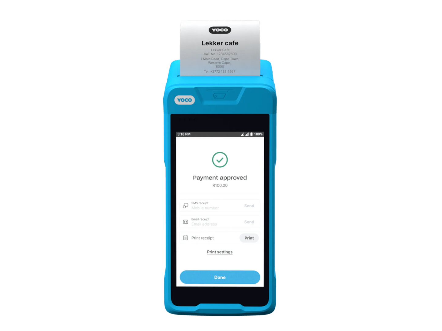 Yoco Khumo Print Card Machine